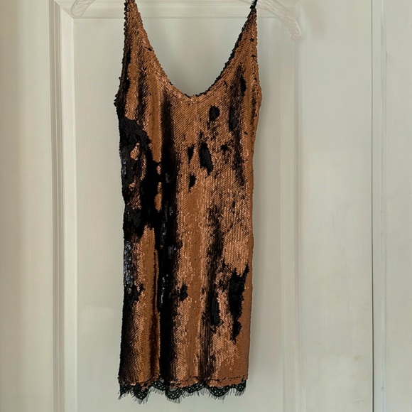 Free People Sequin Slip Dress XS - Picture 5 of 5